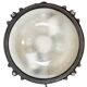 Black Industrial Cast Iron Wall or Ceiling Light from Elektrosvit, 1960s