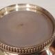 Silver metal compote