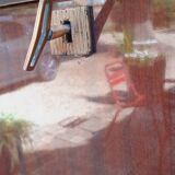 Vintage 60s mahogany secretary from Mobilor