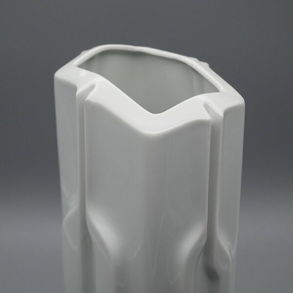 Vase Vintage • Klaus Henning • Fürstenberg Porzellan • Op Art • 1971