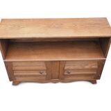 2-door oak cabinet