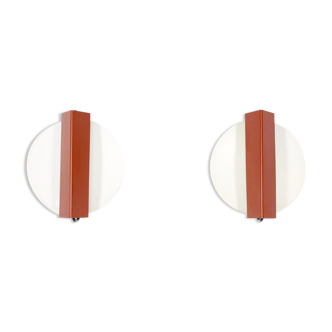 Pair of modernist wall lamps 1960