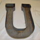 Lettre industrielle en fer "U"