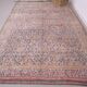 Vintage Moroccan Wool Rug 214 x 332 cm - Berber Handmade Living room rug