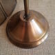 Brass suspension and smoked glass - vintage