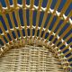 Wicker wastepaper basket