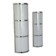 Pair of vintage wall lights, chrome and perspex, France, 1980