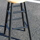 Paire de tabourets bois style scandinave 735mm