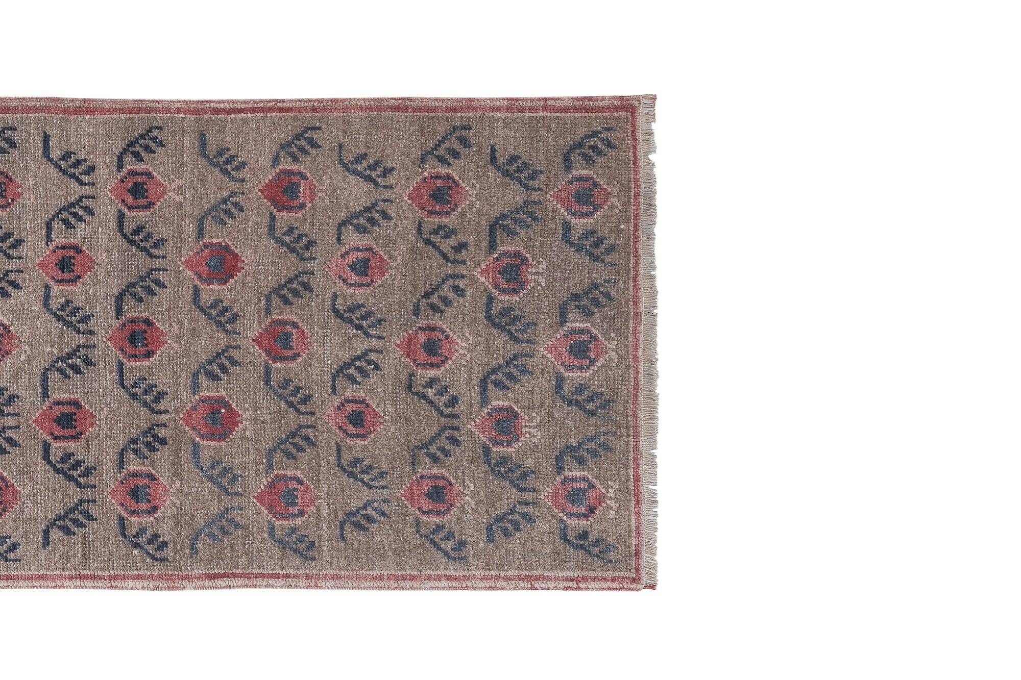Vintage Turkish hallway rug 82x184 cm