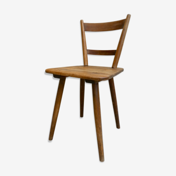Solid wood chair Adolf Schneck from 1947