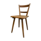 Chaise en bois massif Adolf Schneck de 1947