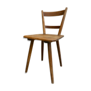 Adolf Schneck solid wood chair from 1947