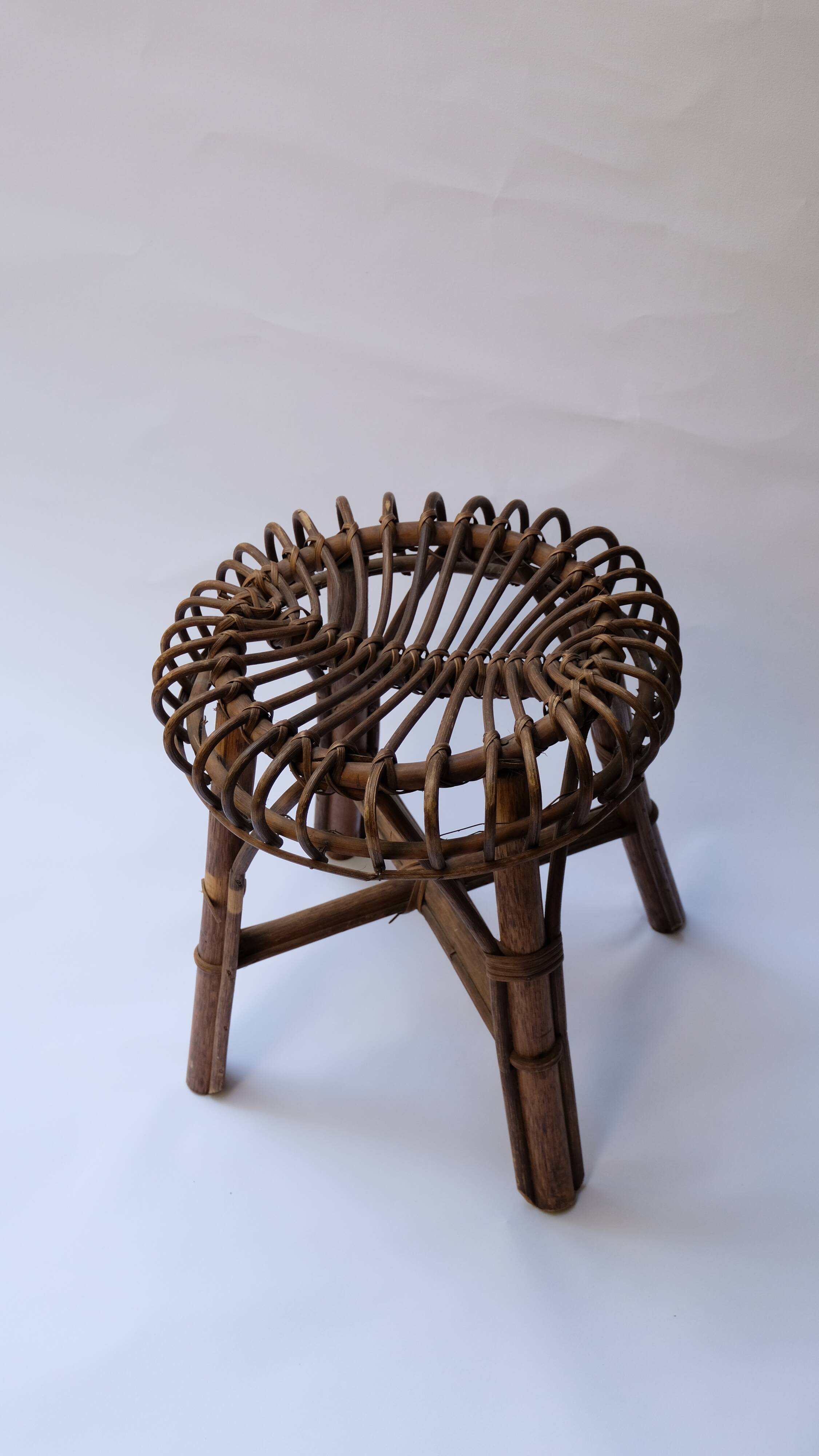 Rattan stool