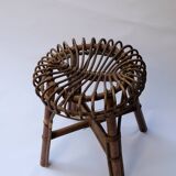 Rattan stool