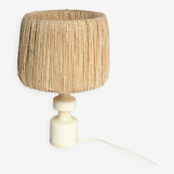 Lampe marbre et corde