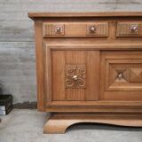 Sideboard buffet oak charles dudouyt art deco 1940