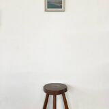 Tableau "Bord de mer", huile sur carton fort.