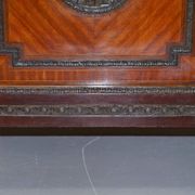 Louis Buffet in Walnut 19th Century with Drawers, Marble and Bronze Ornaments