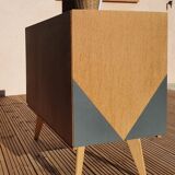 Vintage sideboard with compass feet