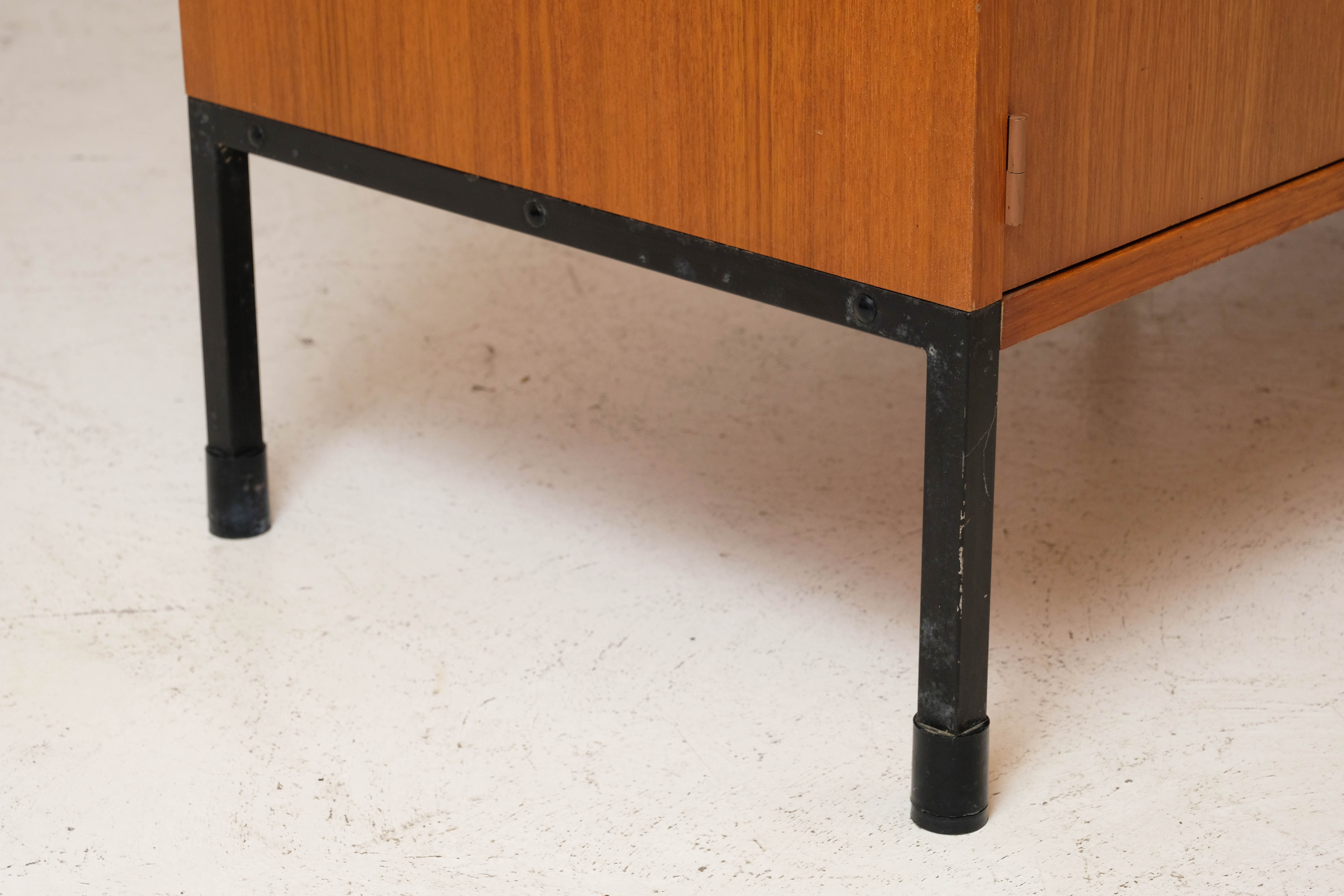 Teak enfilade Minvielle ARP Guariche, Motte, Mortier 1960