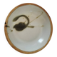 Coupe en grès Poterie de la Colombe décor tachiste, années 60