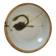 Coupe en grès Poterie de la Colombe décor tachiste, années 60