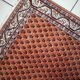 Vintage indian carpet seraband handmade 94cm x 194cm 1980s, 1c742