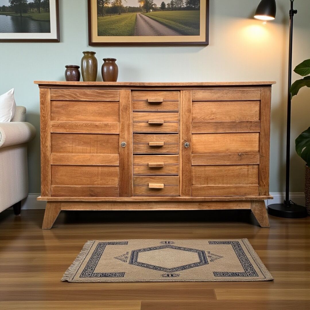 Buffet René Gabriel pieds compas 1945/50