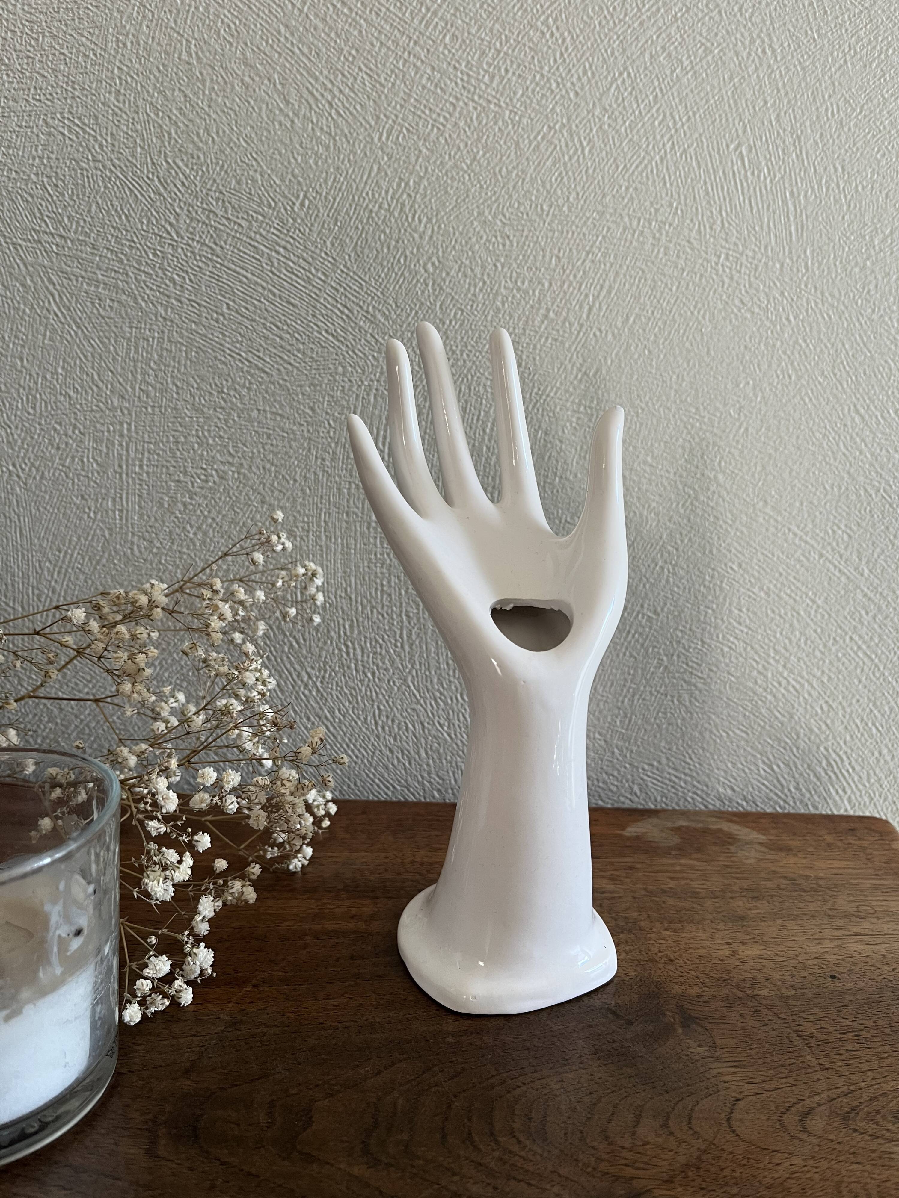 Hand ring vase vintage soliflore