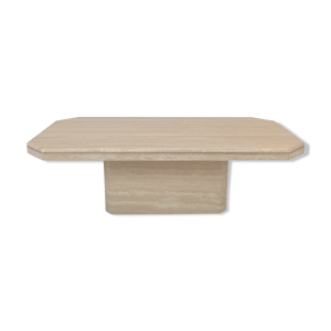 Table basse italienne en travertin,