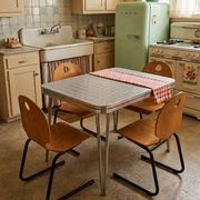 4 vintage school chairs from the 70s