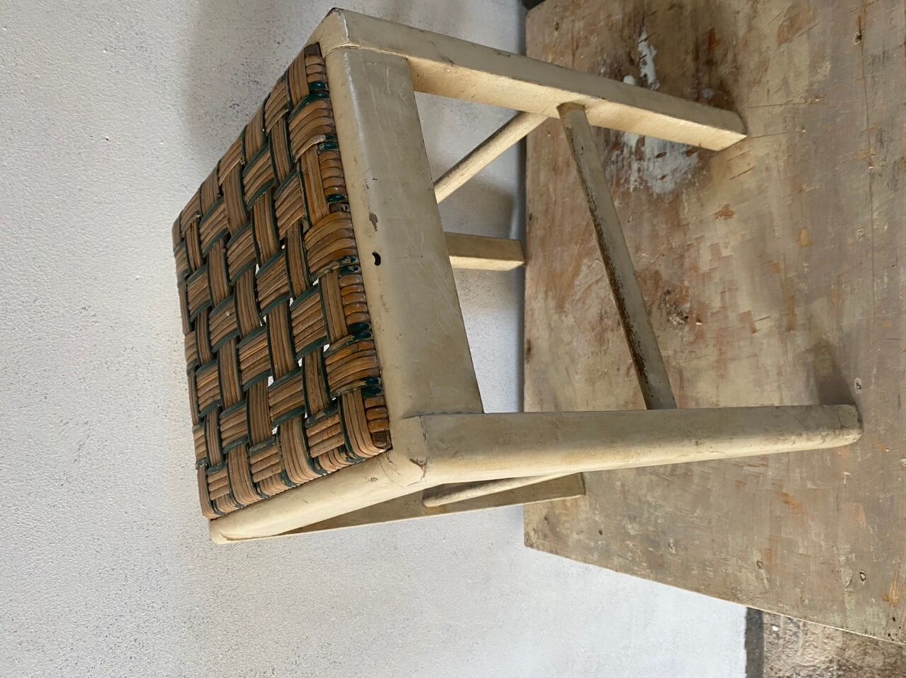 Vintage wooden stool