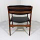 Armchair in teak & leather by Frem Røjle, Denmark