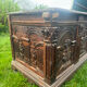 Large oak chest from the 18th century.