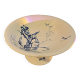 Gien porcelain compote bowl