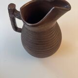 Large antique ceramic stoneware jug, glazed, 1950.