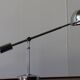 Solere Paris desk lamp with chrome metal pendulum, 1980s