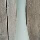 Single-stem vase in white opaline glass