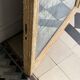 19th century mercury mirror patinated trumeau