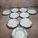Set of 9 deep plates Terre de Fer St Amand model Andrinople