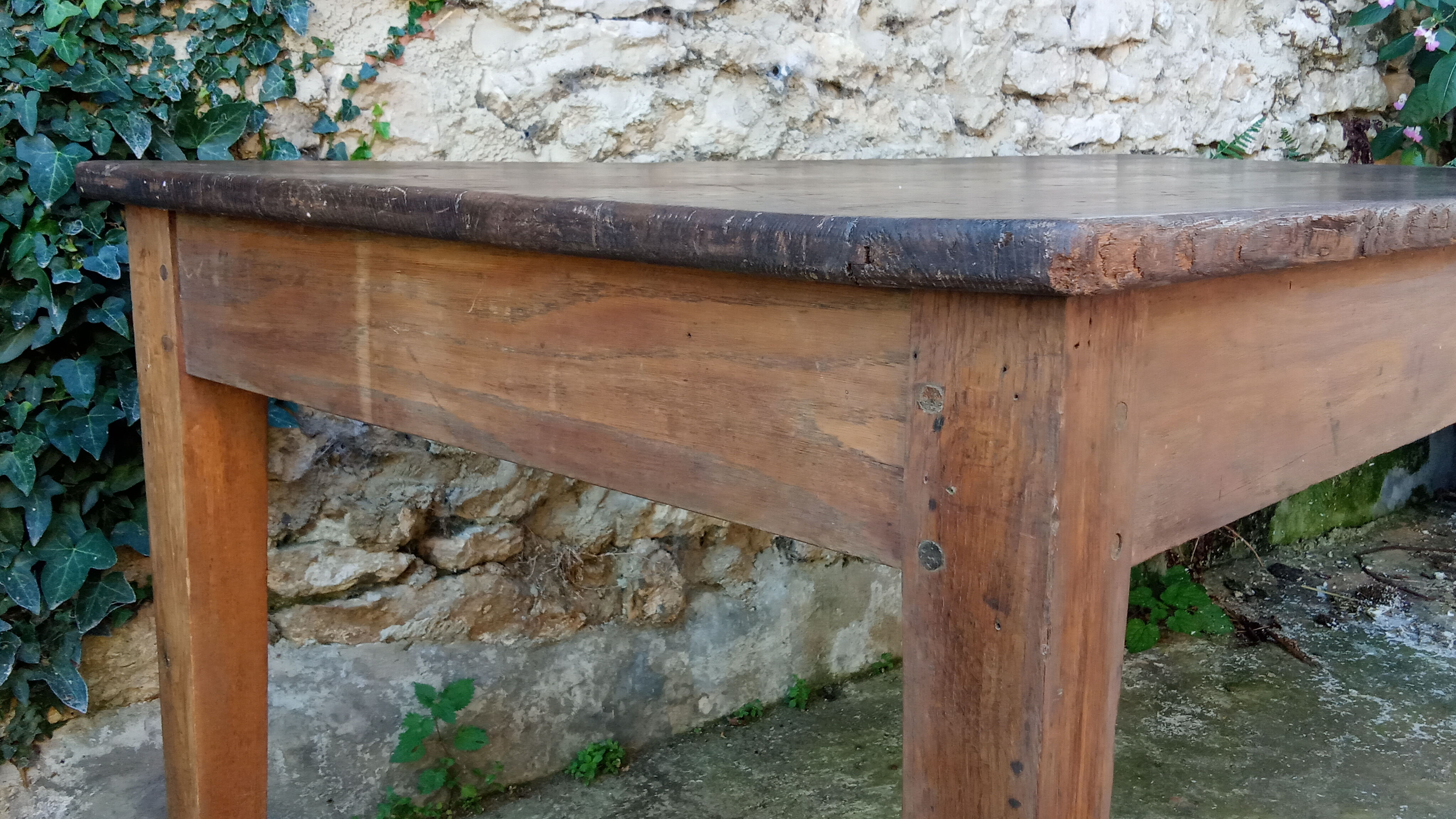 Farmhouse table 19th in oak