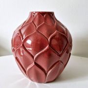 Art Deco artichoke vase Saint Clément ceramic