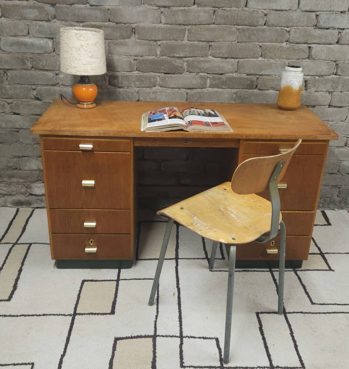 Bureau Pfalzmöbel vintage année 1960