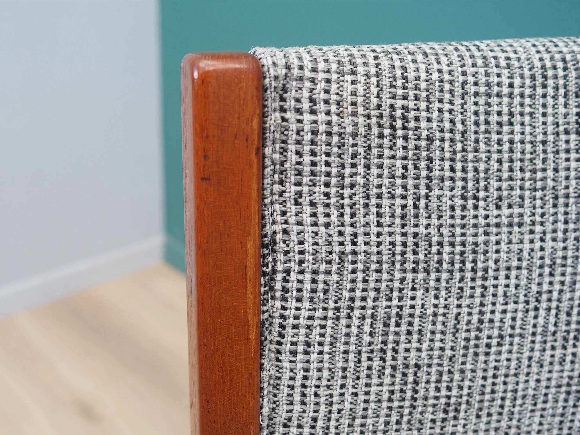 Set of five teak chairs, Danish design, 1970s, production: Denmark