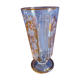 Vase forme chantournée avec  piedouche