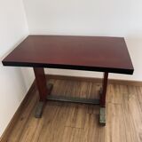 Table de bistrot rouge Fischel