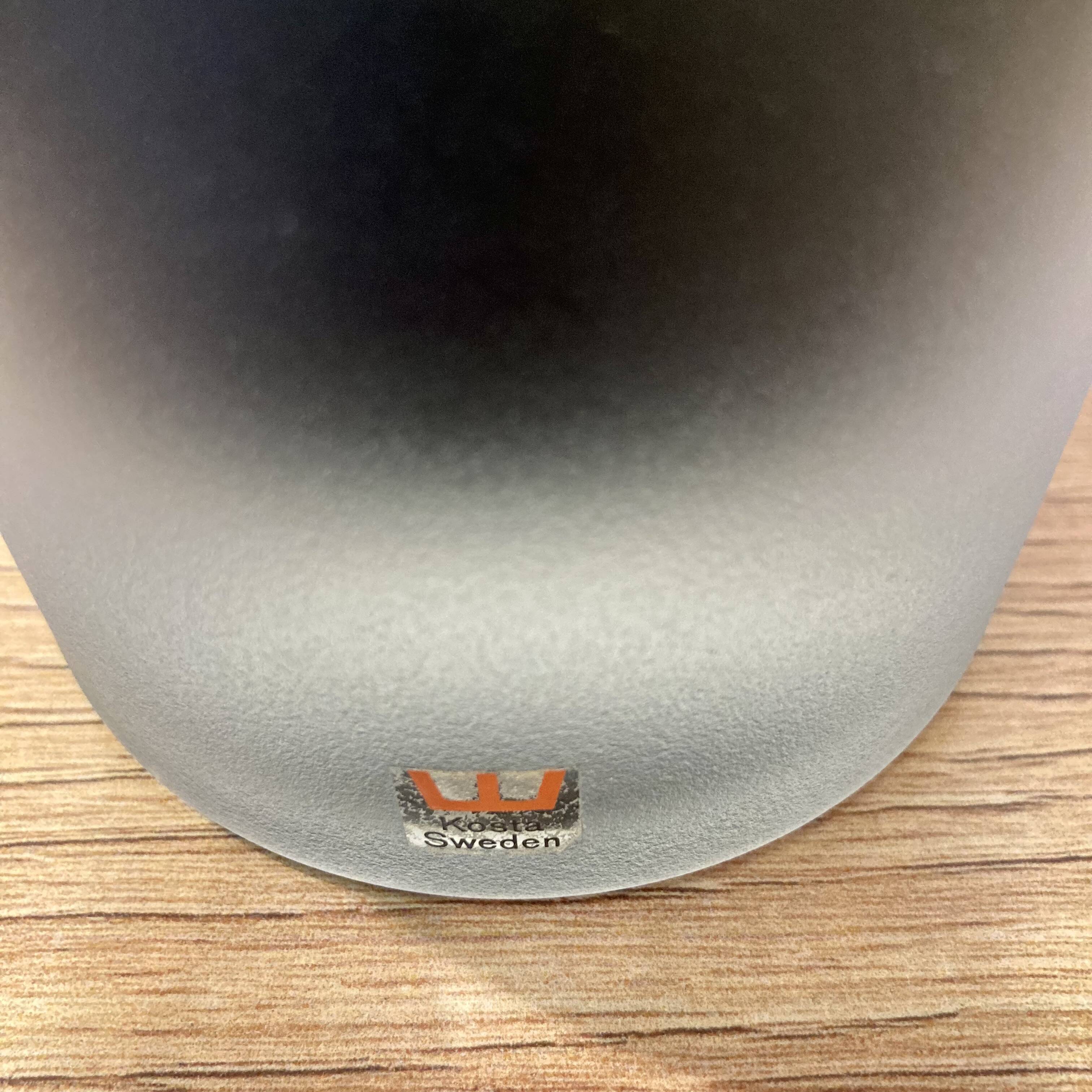 Large glass lamp "Scandinavian design 1950".