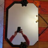 Miroir art nouveau fer forgé