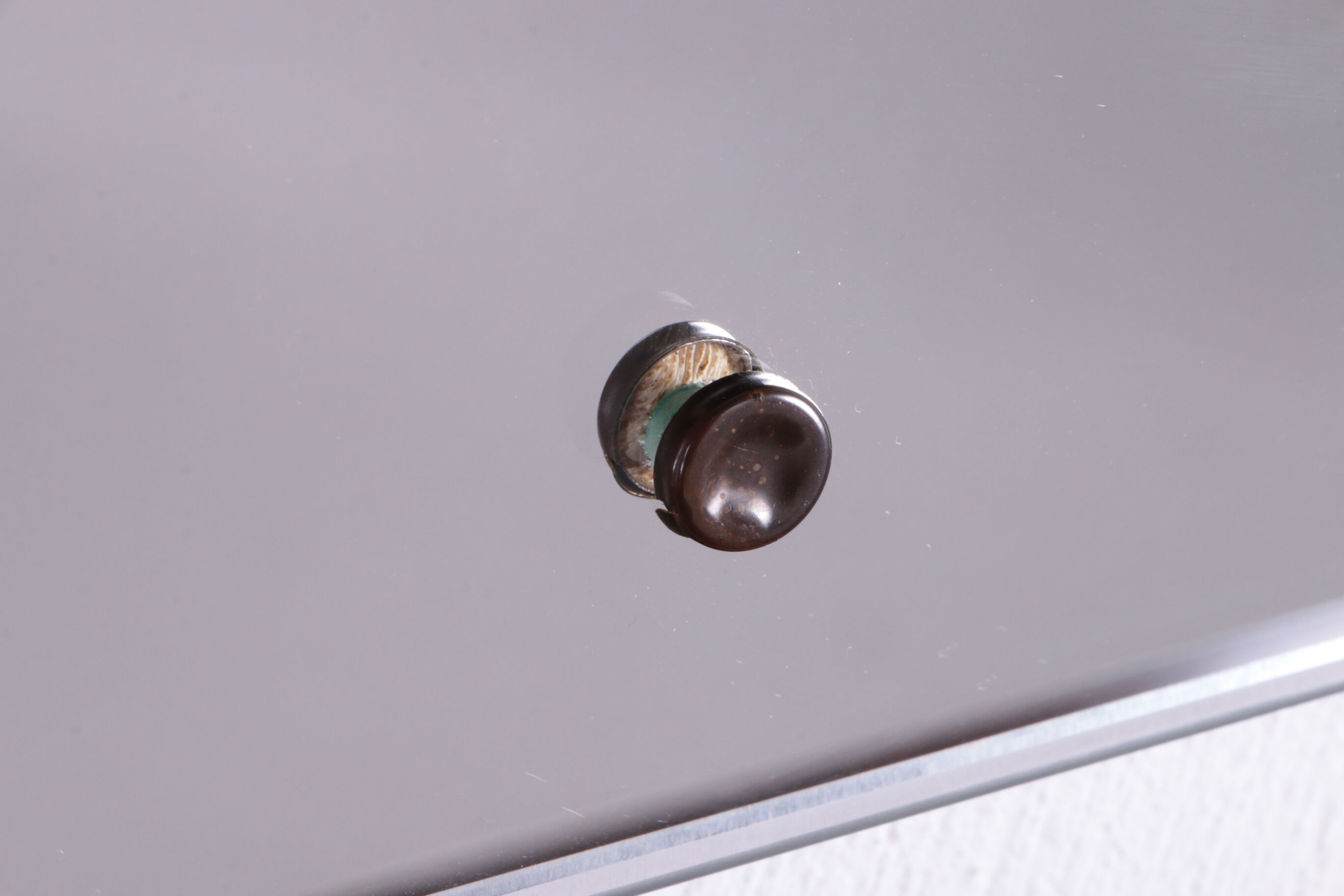 Ico Parisi Wall unit with mirror and stool 1950 Italy