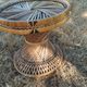 Vintage antique rattan wicker chair armchair